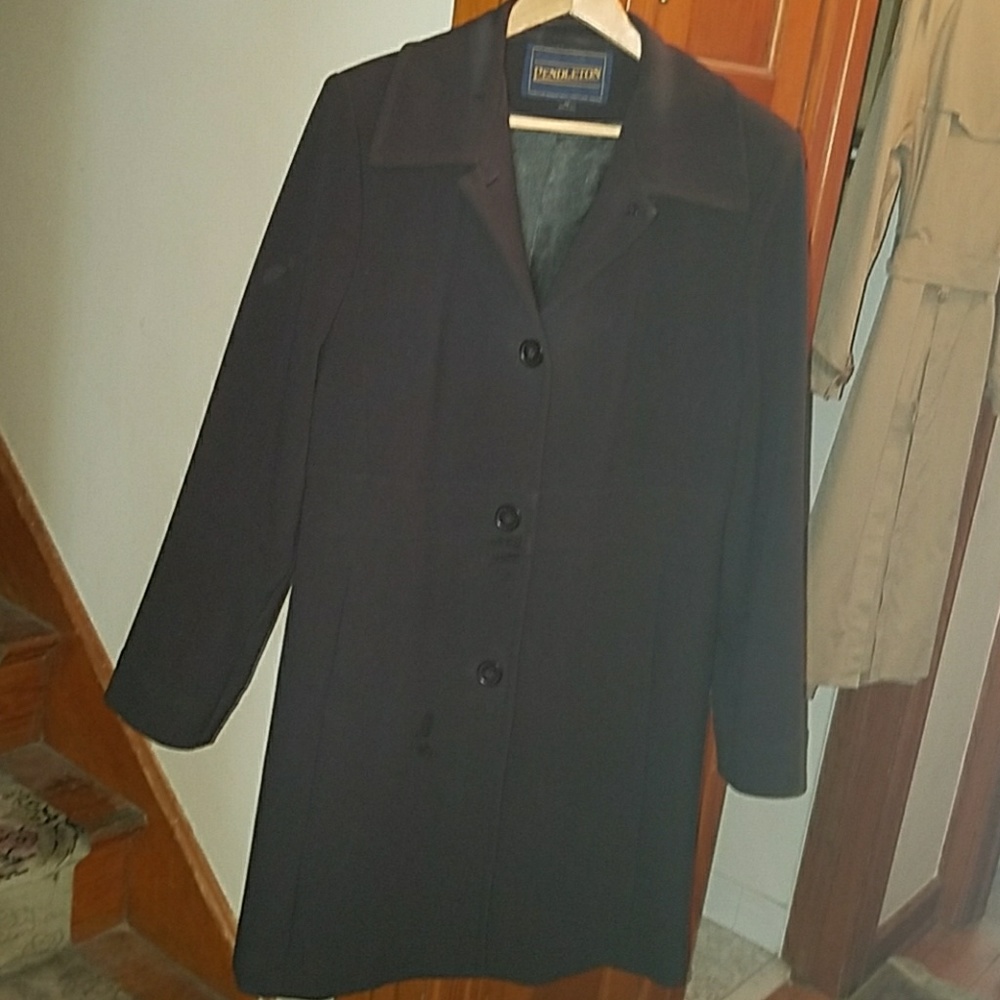 Pendleton Long Blazer Jacket Size 14 - image 2